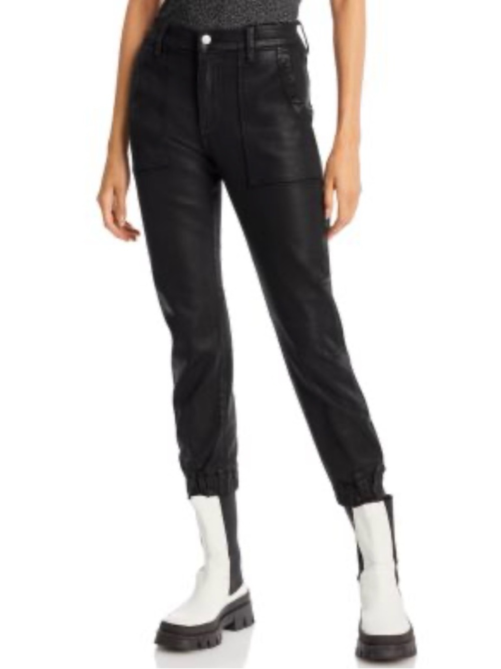 7 For All Mankind Darte Coated Boyfriend Jogger Pants